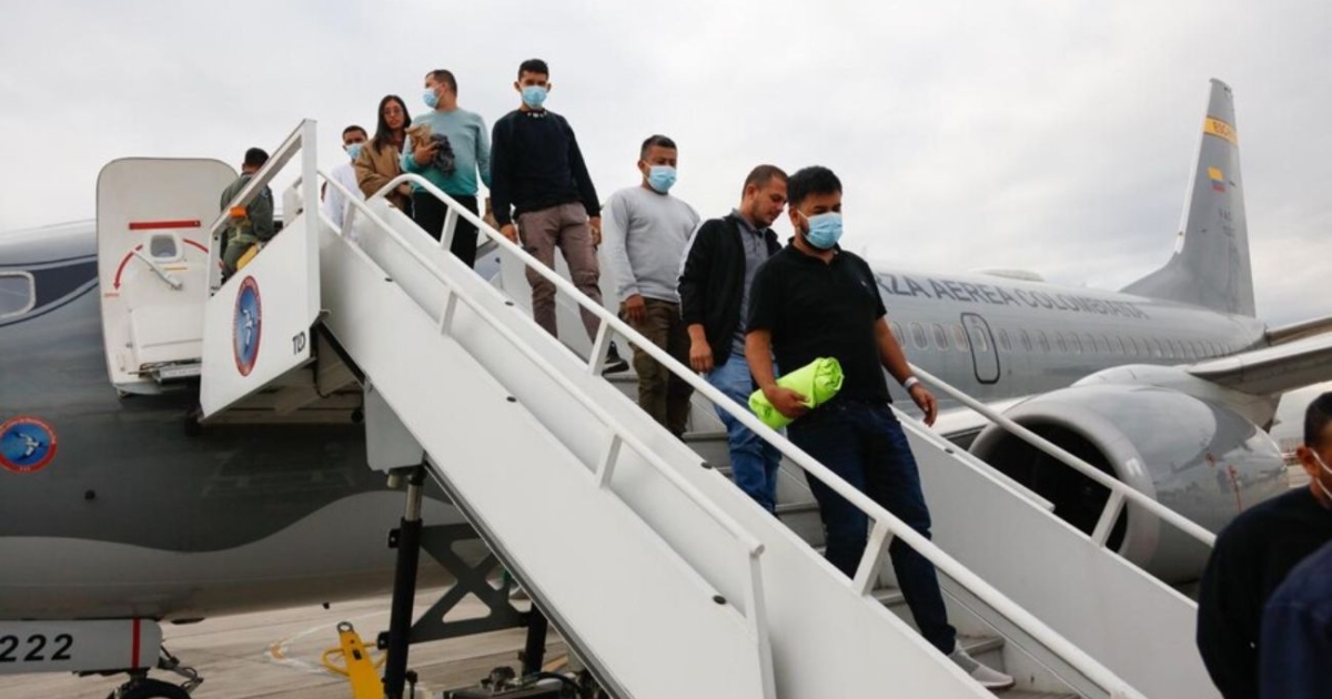 Colombia gastó $2.000 millones en repatriación desde EE.UU.