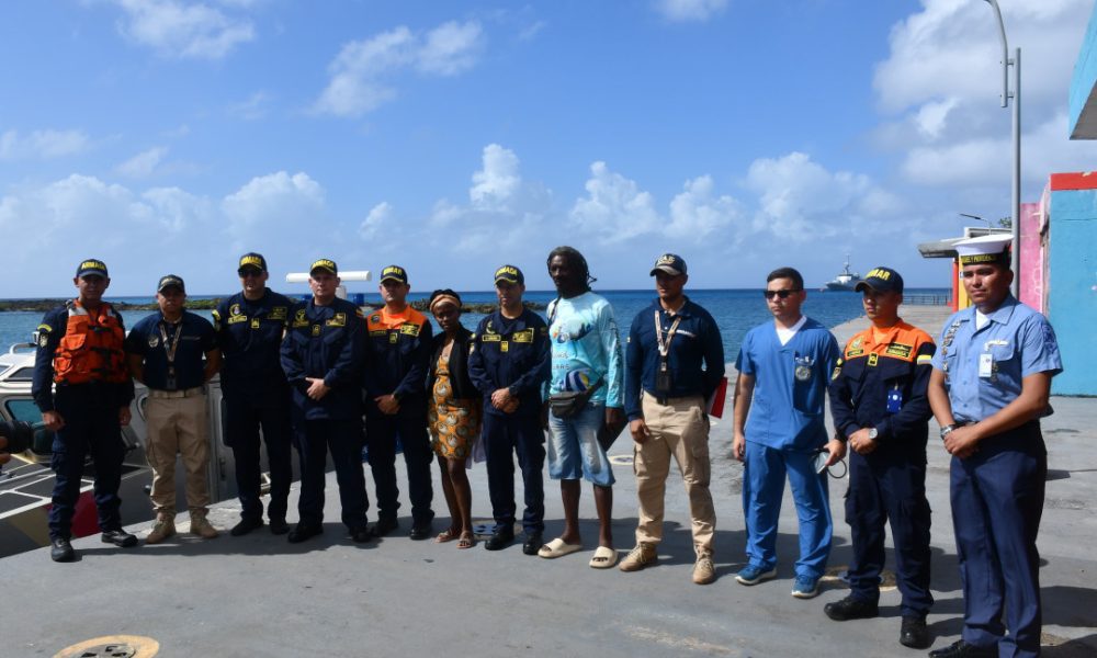 Rescatan en San Andrés a dos personas de Santa Lucía que estuvieron 45 días a la deriva en el mar