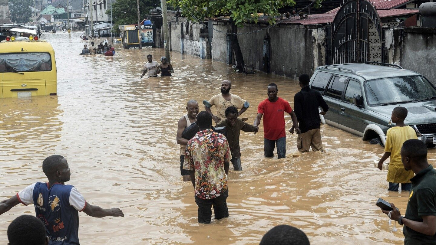 Más de 100 muertos en inundaciones en la República Democrática del Congo