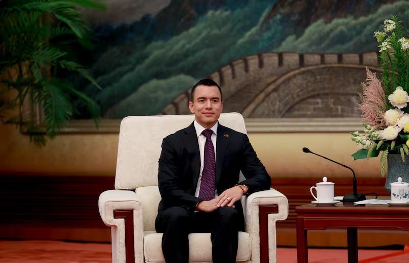 El presidente de Ecuador comienza con una visita a Japón y Vietnam después de una gira por América del Sur