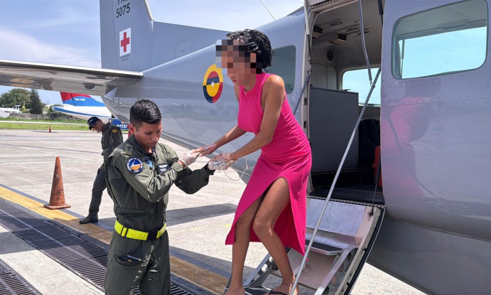 El paciente en el embarazo es una emergencia para la aviación transferida a San Andrés - Extra