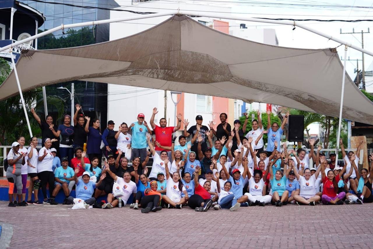 San Andrés se llena de energía con la Maratón de Aeróbicos