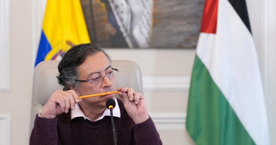 Gustavo Petro fluye toda la delegación diplomática israelí en Colombia